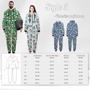 Custom Face Pajamas: Personalized Family Matching Pajamas bild 9
