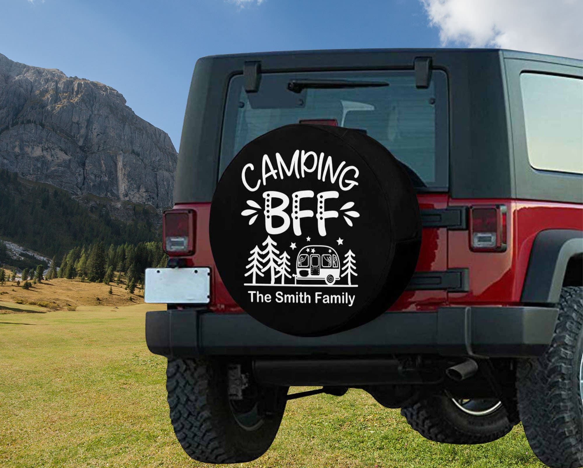 Custom Family Spare Tire Cover Personalized Camper Spare Tire Etsy UK