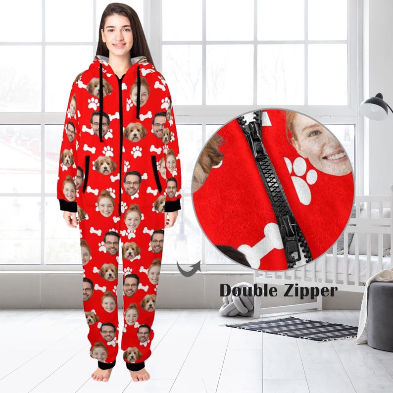 Custom Face Pajamas: Personalized Family Matching Pajamas bild 16