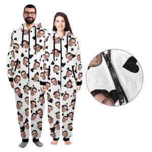 Personalized Photo Pajamas,Custom Face Pajamas,Couples Pajamas,Custom Pajamas Pet,Bachelorette Party,Christmas Gifts for Him/Family image 7