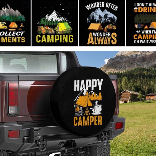 Custom Family Spare Tire Cover Personalized Camper Spare Tire Etsy