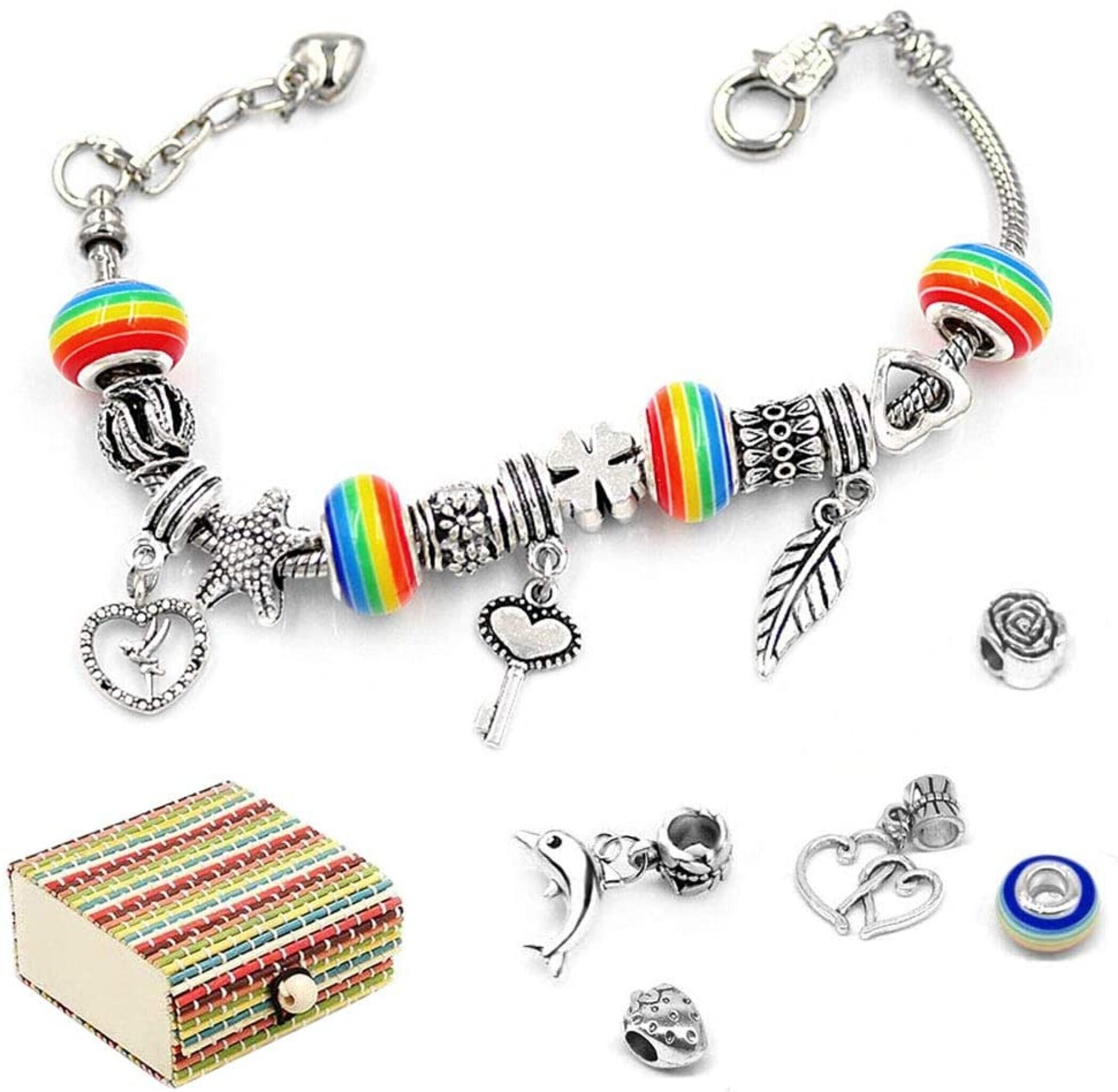 Jewelry Making Kit Bracelet making kit DIY Charm Bracelet Set Etsy
