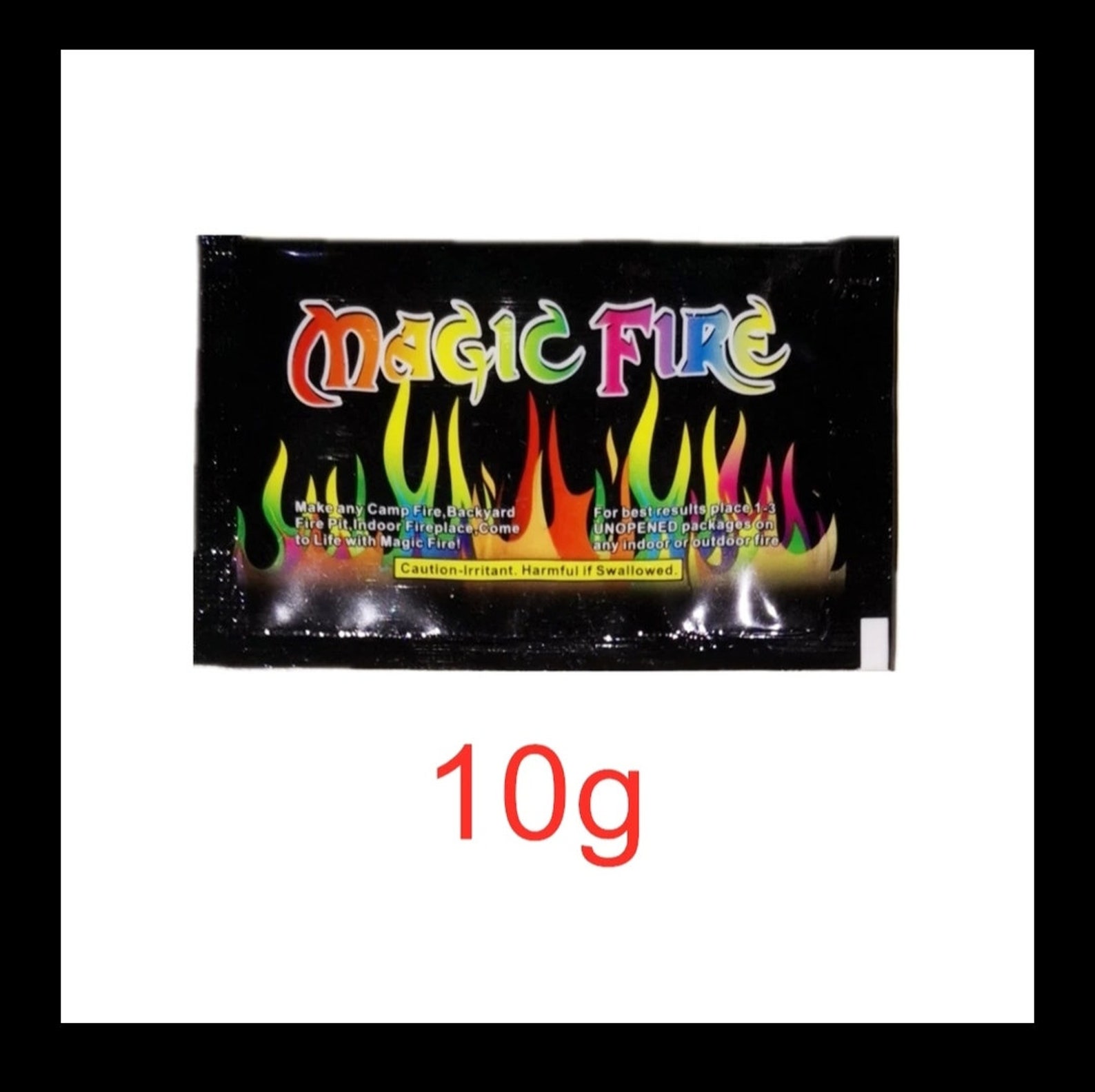 10g/15g/25g Magic Fire Colorful Flames Powder Bonfire Sachets | Etsy