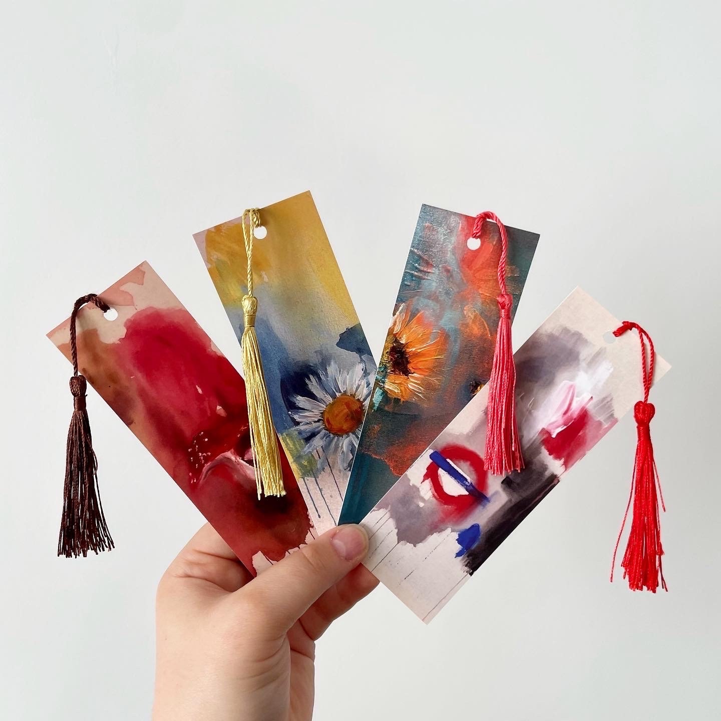 4 Bookmarks Sunflower Bumblebee London Underground Etsy