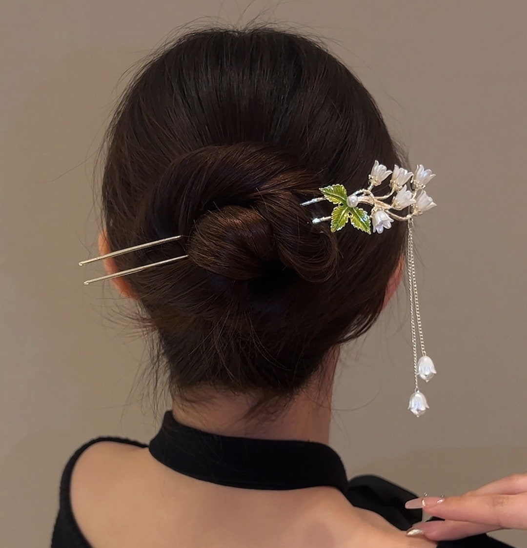 Fairy Lily of the Valley Tassels U Shape Hairpinvintage Etsy