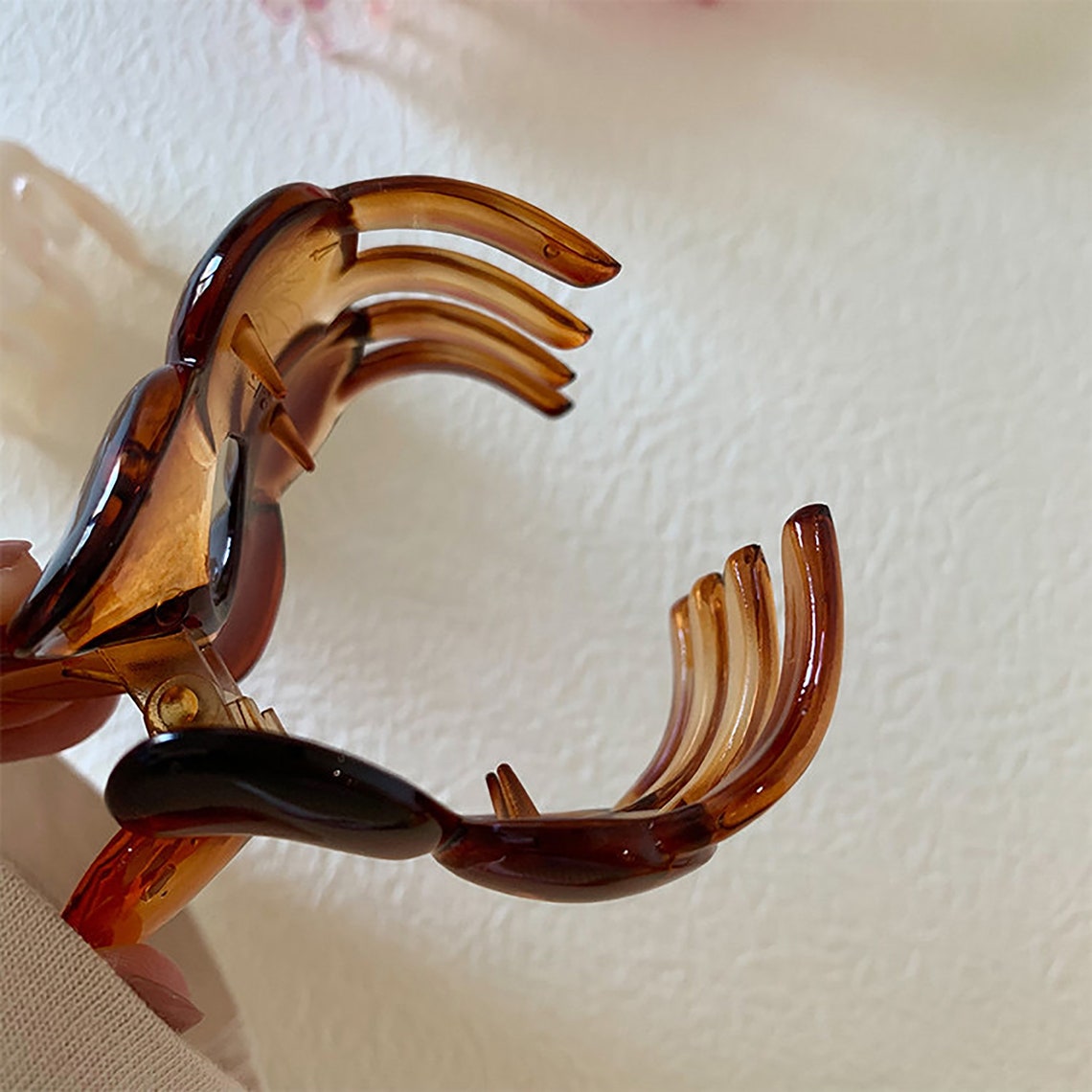 Cute Korean Large Flower Hair Claw Clips Wash Face Hairclips Etsy