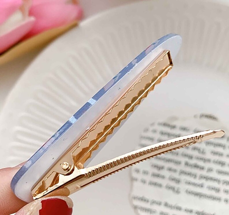 2pcs/set Sweet Candy Flower Duck Bill Hair Clips Cute Hair Etsy