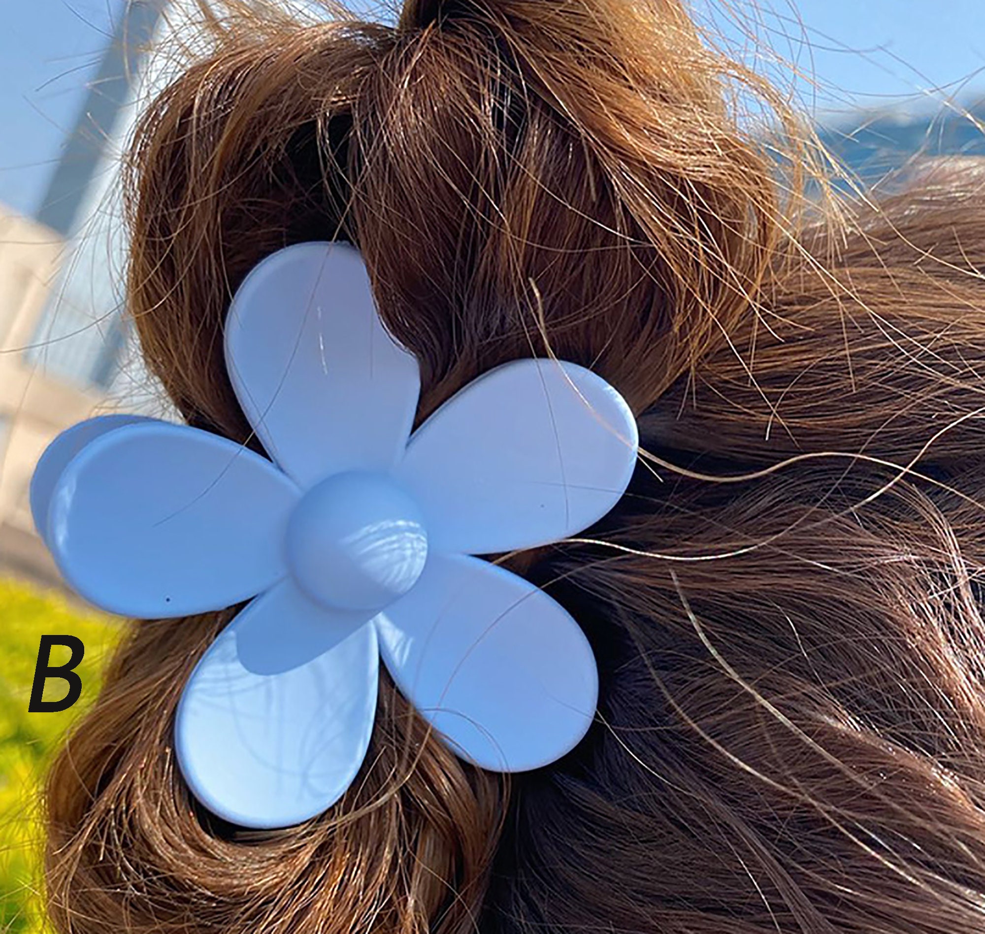 Macaron Flowers Claw Clip Fashion Hair Pin Cute Summery Hair Etsy UK