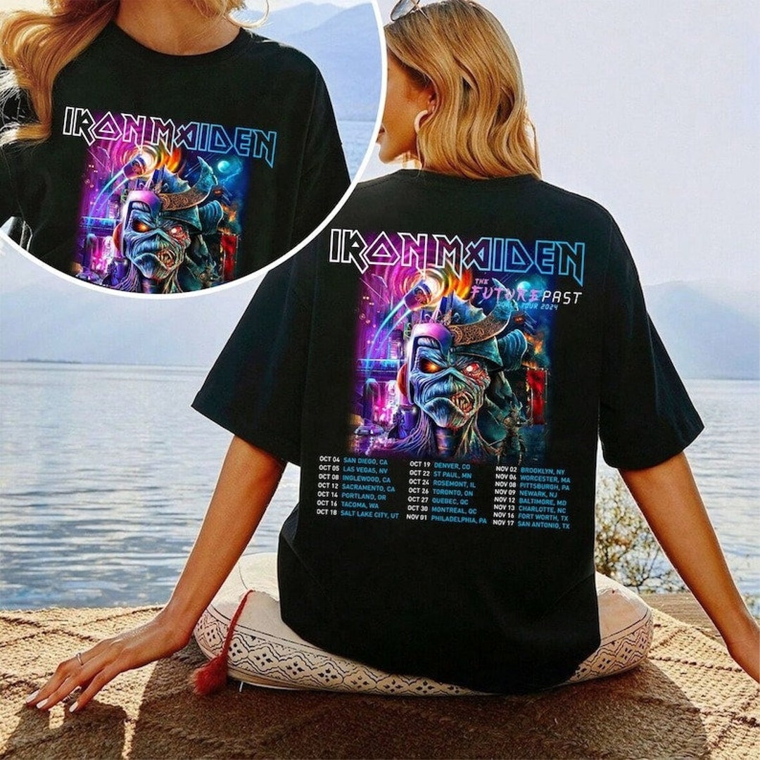 Iron Maiden Shirt, the Future Past Tour Sweatshirt, Iron Maiden Tour