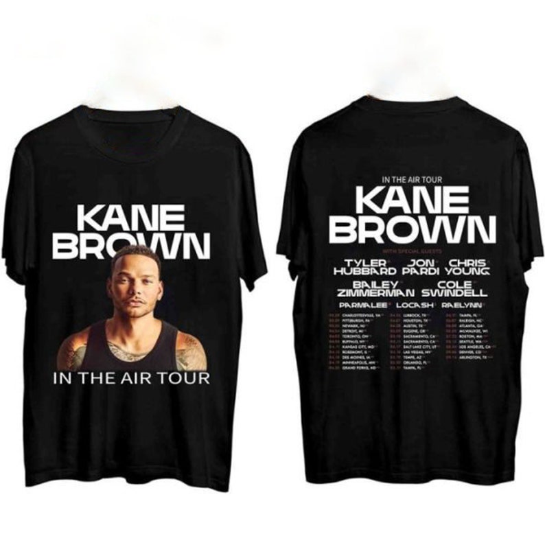 Kane Brown in the Air Tour 2024 Fan Gift Shirt, Kane Brown Concert ...