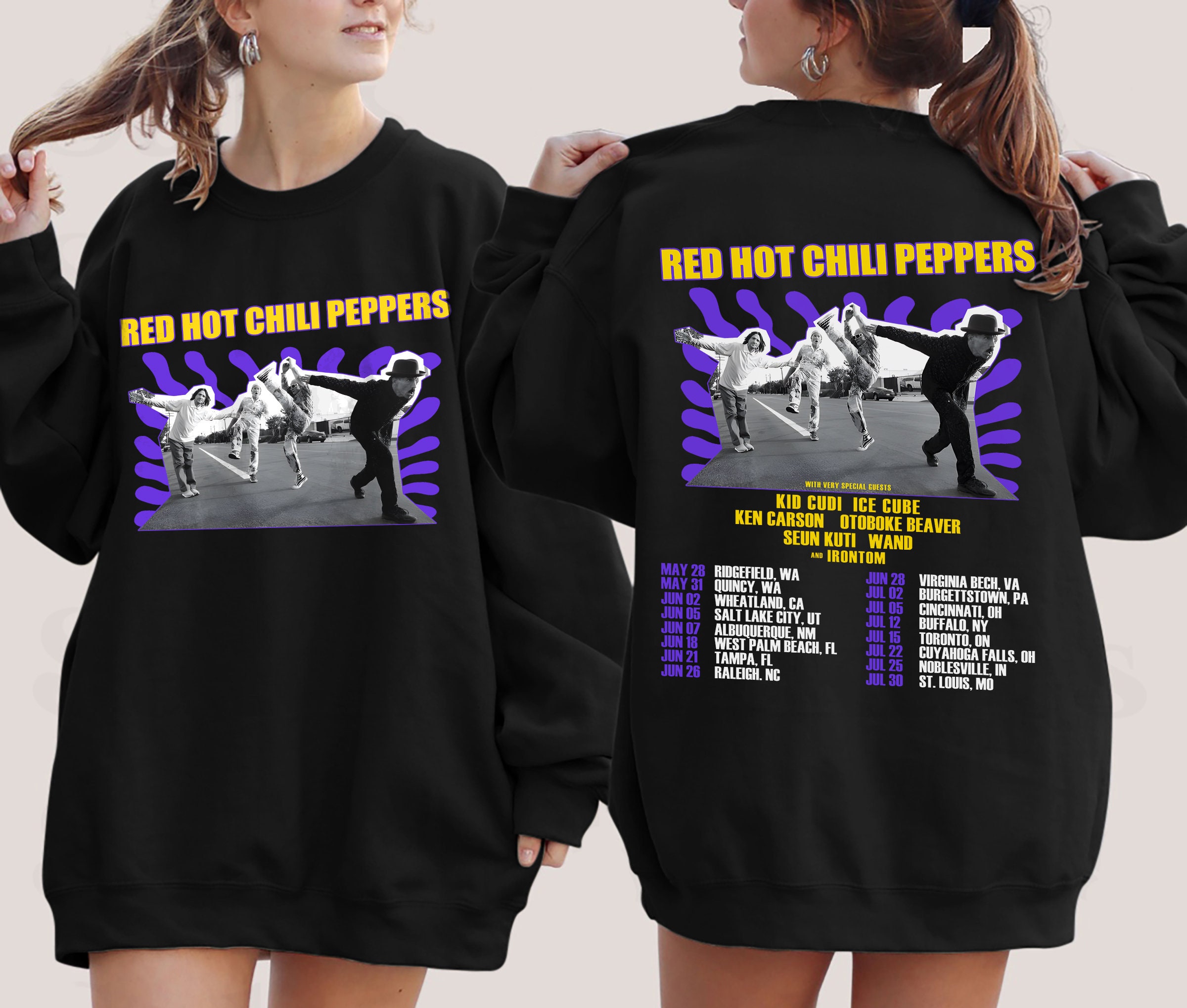 Red Not Chili Peppers Tour 2024 Shirt, Red Hot Chili Peppers Band Shirt, RHCP Tour Merch, RHCP