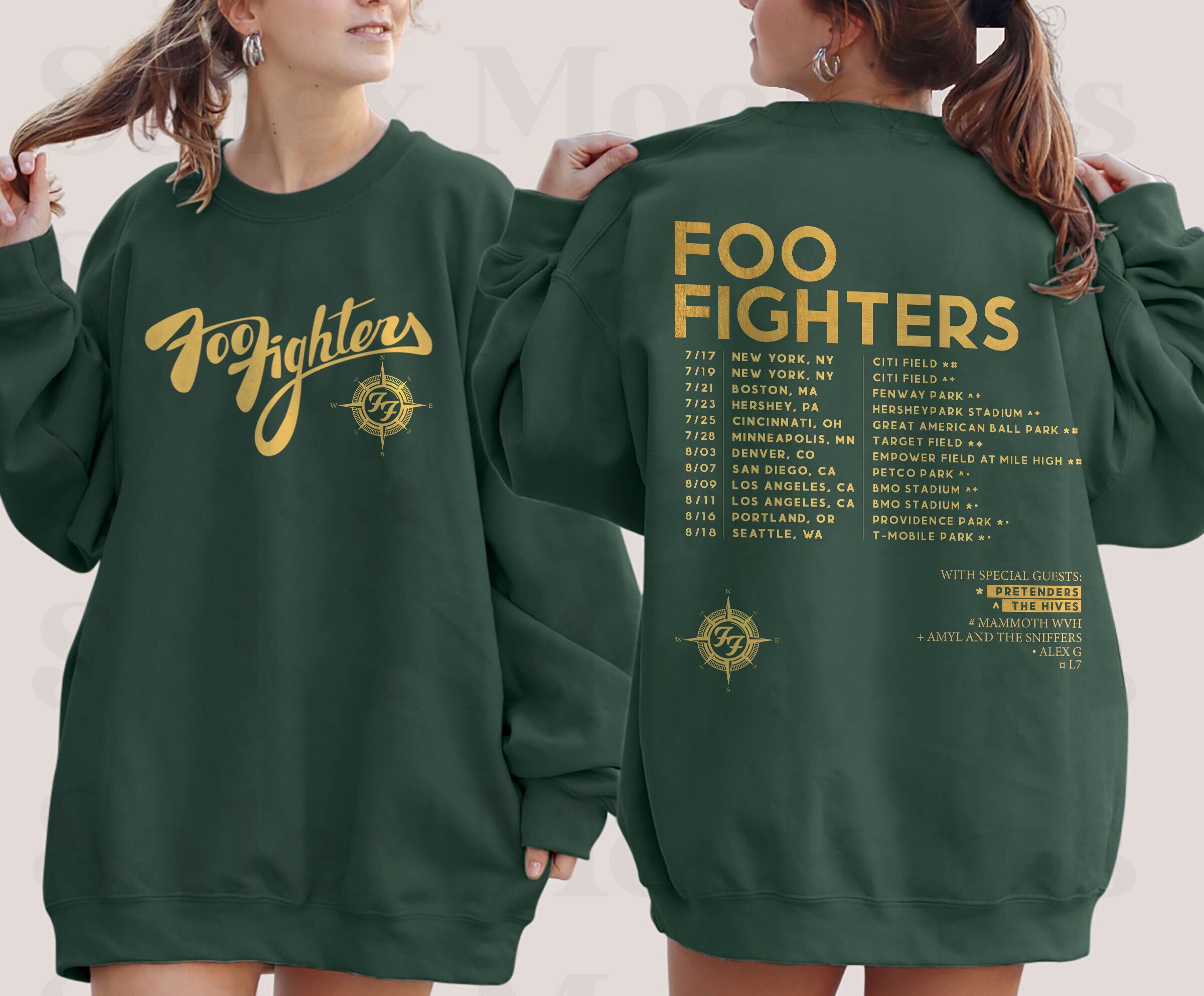 FF Band Fighters Band Tour US 2024 Shirt, FF Band Fighters Fan Shirt