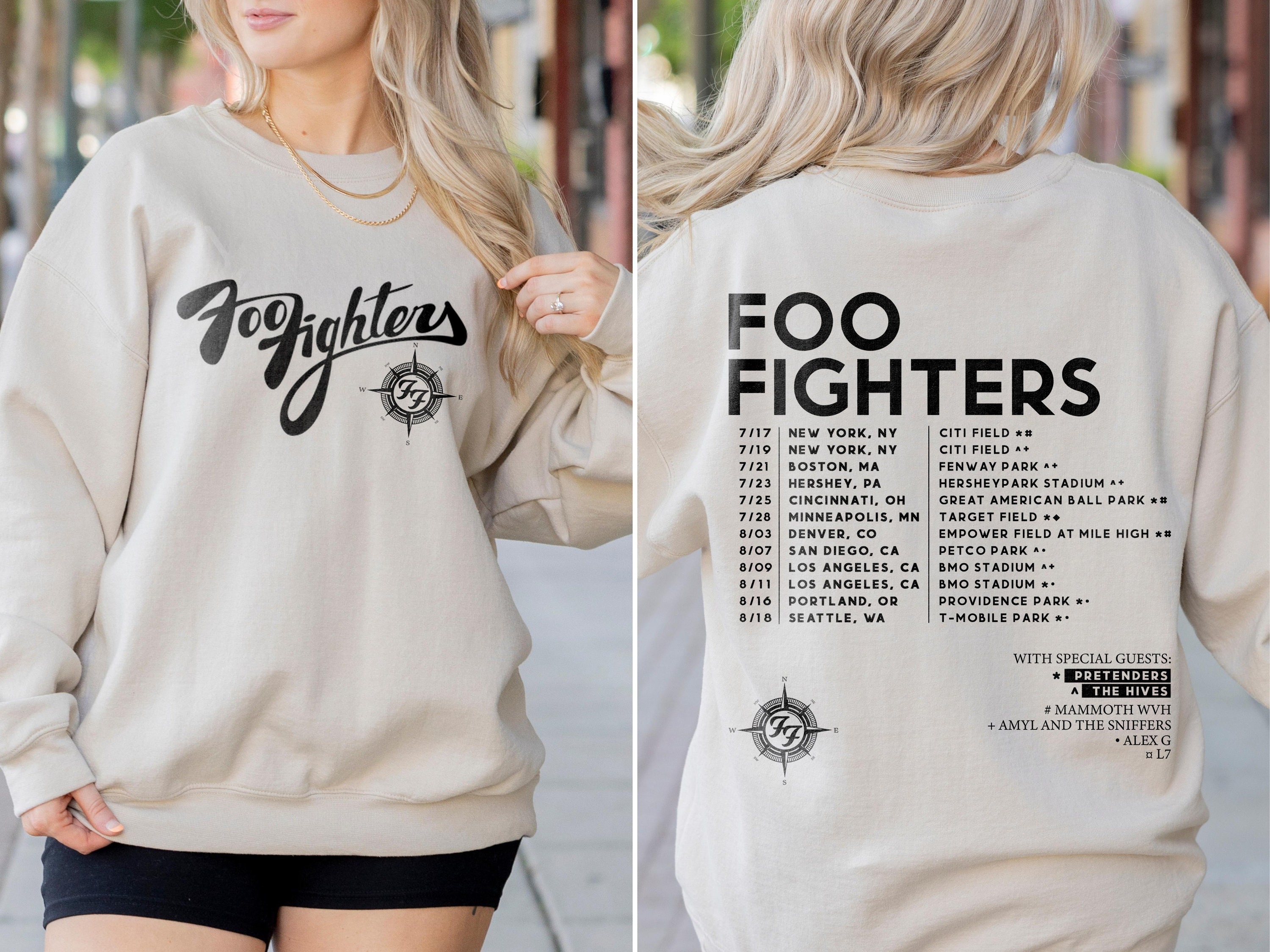 FF Band Fighters Band Tour US 2024 Shirt, FF Band Fighters Fan Shirt