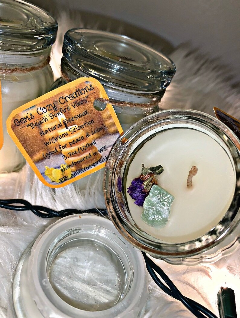 Natural organic Beeswax Candle to Promote Good Health With a Clean Burn