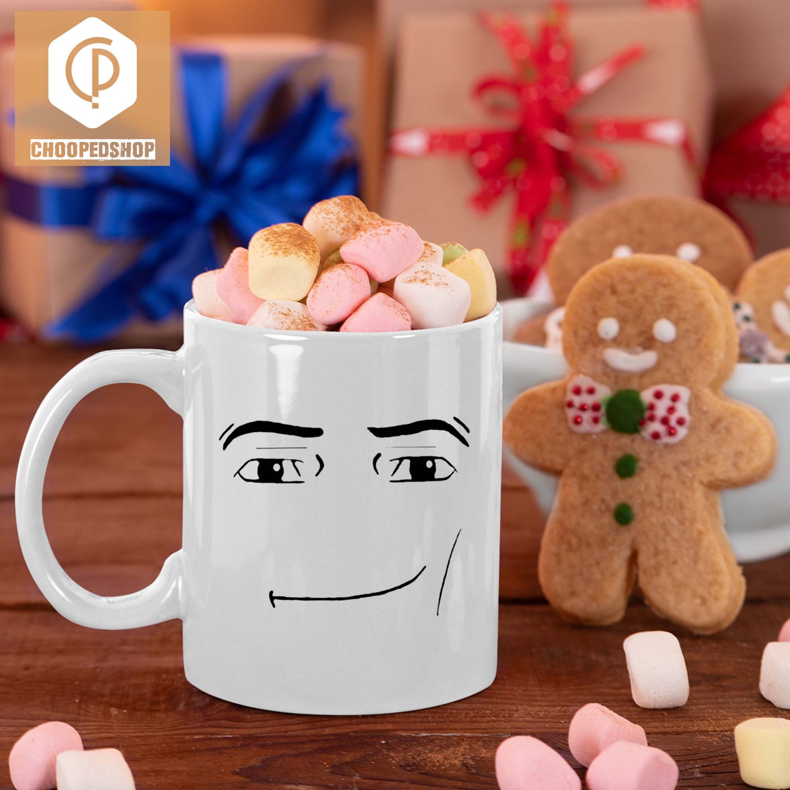 Roblox man face coffee mug Birthday Gift Mother's day Etsy