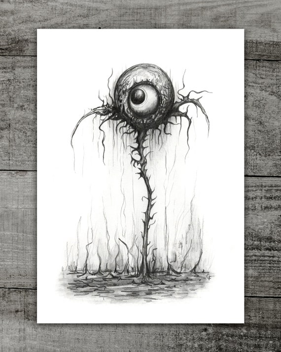 Abominous - ✖️👁✖️ . . . . #abominous #ink #marker #blackwork #sketch  #sketchbook #drawing #art #artwork #weird #outsiderart #steampunk #biomech  #darkart #monster #eyes #teeth #occult #witchcraft #aliens #space #skull  #illustration #printmaking ...