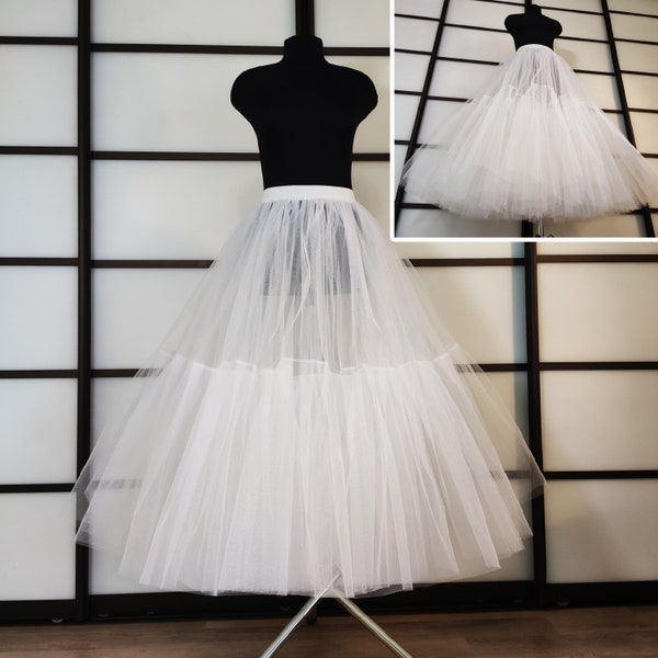 Beautiful Petticoat, Different colors tulle petticoat Plus size petticoat, Pin-Up Rockabilly petticoat, Ruffled petticoat, Wedding petticoat