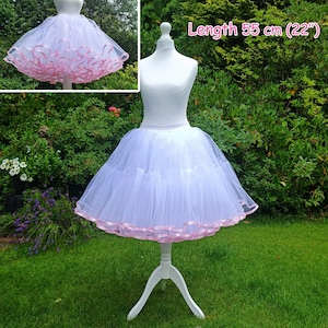 Lush tulle petticoat, Varied colors, Wedding petticoat, Lolita petticoat, Plus size petticoat, Bridal petticoat, Pinup Rockabilly petticoat