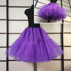 Langer Tüll Petticoat, viele verschiedene Farben, Plus Größe Petticoat, Lolita Petticoat, Petticoat Frauen, Brautpetticoat, Hochzeitspetticoat
