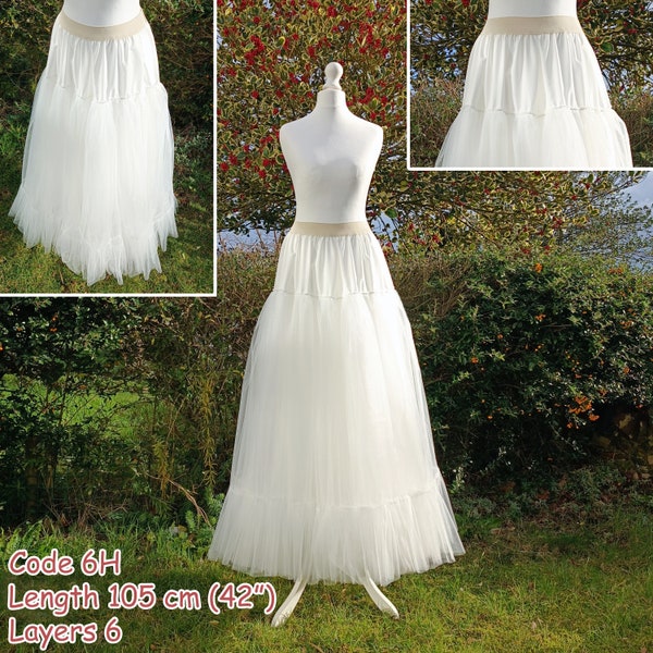 Handgemachte tüll Petticoat, viele Größen-Optionen, Tüll Petticoat, Petticoat für Brautkleid, Petticoat plus Größe, Petticoat handgefertigt, Unterwäsche