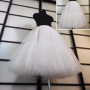 Petticoat from two types of tulle, Plus size petticoat, Lolita petticoat, Petticoat women, Bridal petticoat, Wedding petticoat