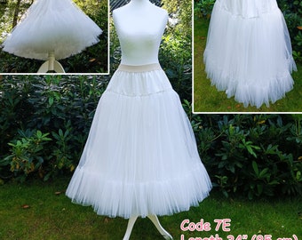 Handmade tulle petticoat, Many size options, Tulle petticoat, Petticoat for wedding dress,Petticoat plus size,Petticoat handmade,Underwear
