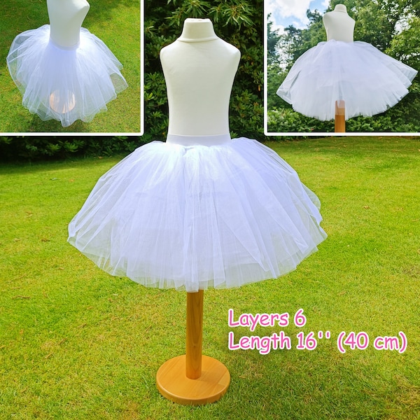 Jupon en tulle, jupe de ballet pour filles, jupe pour enfants, jupe de danse, jupe bébé, jupon pour filles, sketch de danse en tulle, jupon en tulle pour filles