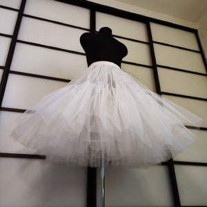 Beautiful Petticoat, Many colors tulle petticoat, Plus size petticoat, Pin-Up Rockabilly petticoat, Ruffled petticoat, Wedding petticoat