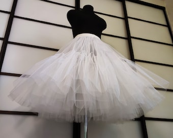 Beautiful Petticoat, Many colors tulle petticoat, Plus size petticoat, Pin-Up Rockabilly petticoat, Ruffled petticoat, Wedding petticoat