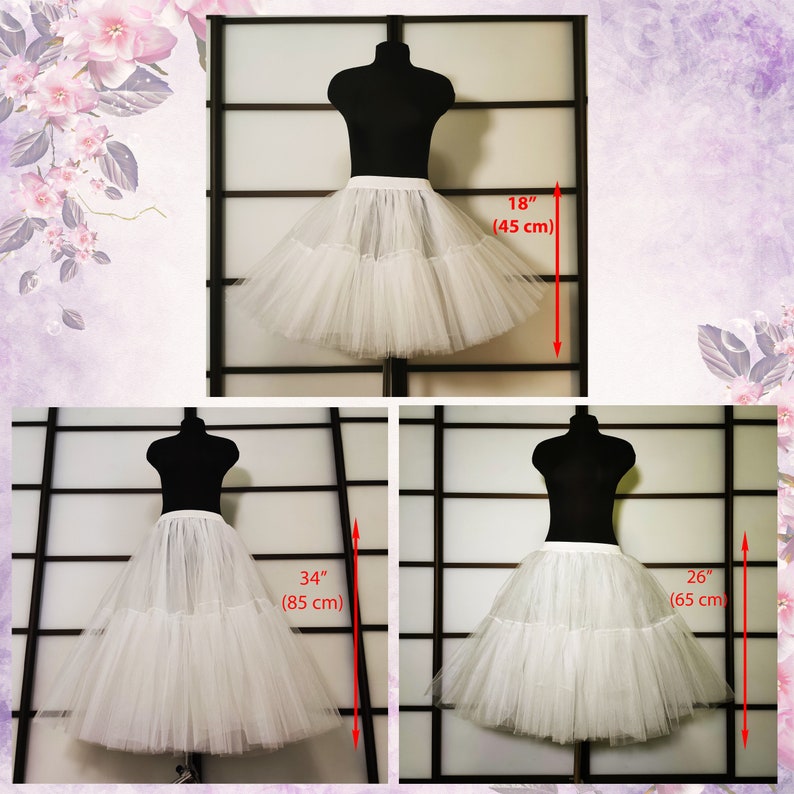 plus size rockabilly petticoat