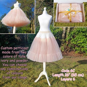 Handmade tulle petticoat, Many size options, Tulle petticoat, Petticoat for wedding dress,Petticoat plus size,Petticoat handmade,Underwear