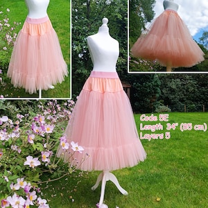 Jupon en tulle fait main, Plusieurs options de taille, Jupon en tulle, Jupon pour robe de mariée, Jupon grande taille, Jupon fait main, Sous-vêtements image 10