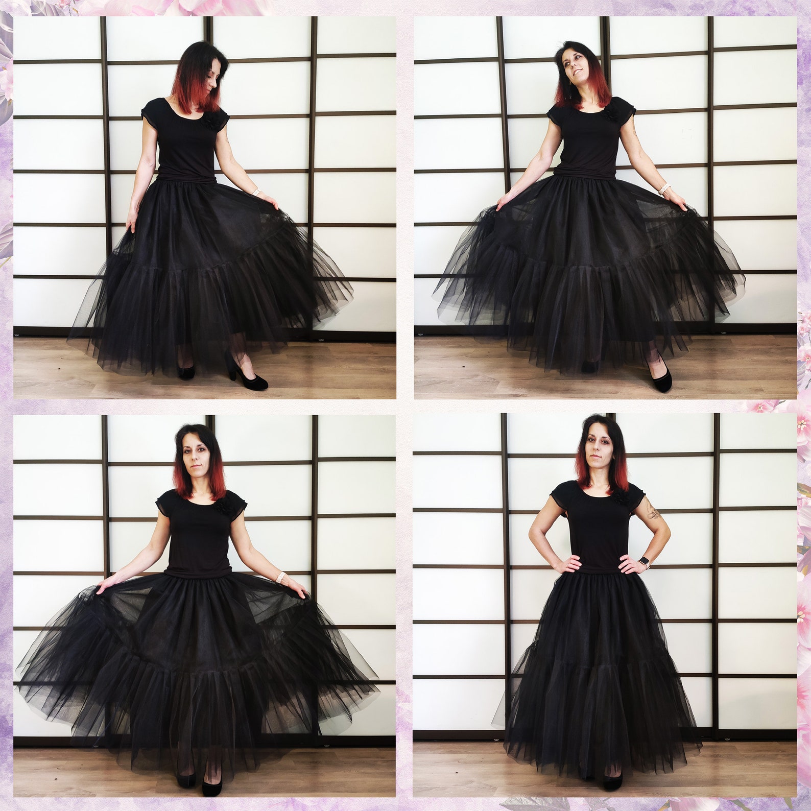 Long tulle petticoat 14 colors petticoats Plus size Etsy