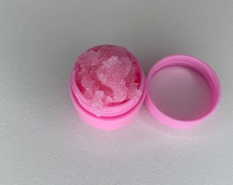 Exfoliante labial de menta rosa