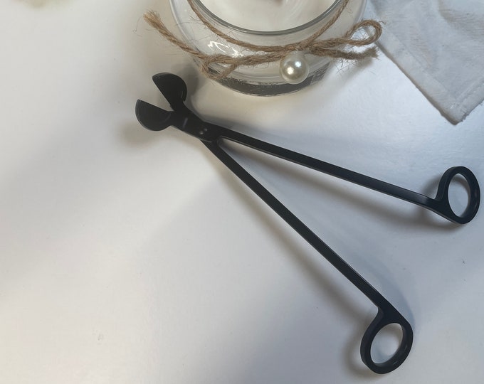 Candle Wick Trimmer, Stainless Steel Wick Clipper, Scissor Wick Clipper, Candle Trimming Accessory, Wooden Wick Cutter, Wick Cutting Tool