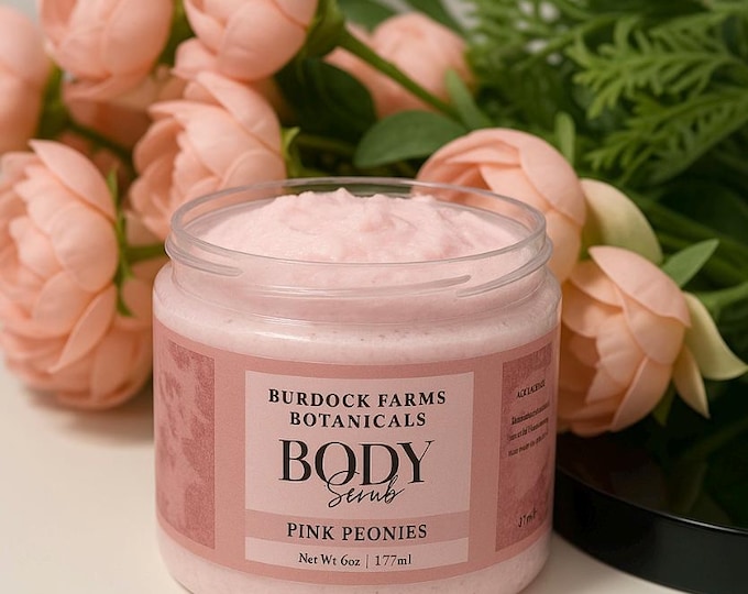 Sugar Body Scrub,natural exfoliating,handmade,luxurious body scrub