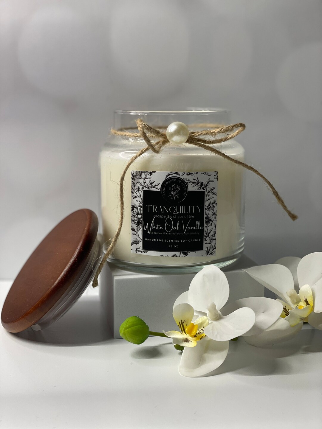 Soy Wax Candles Handmade Wooden Wick 100% Soy Vegan - Etsy