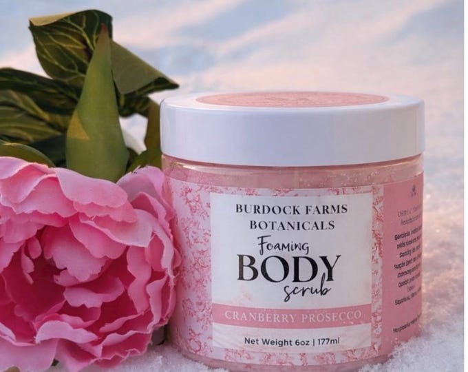 Sugar Body Scrub,natural exfoliating,handmade,luxurious body scrub