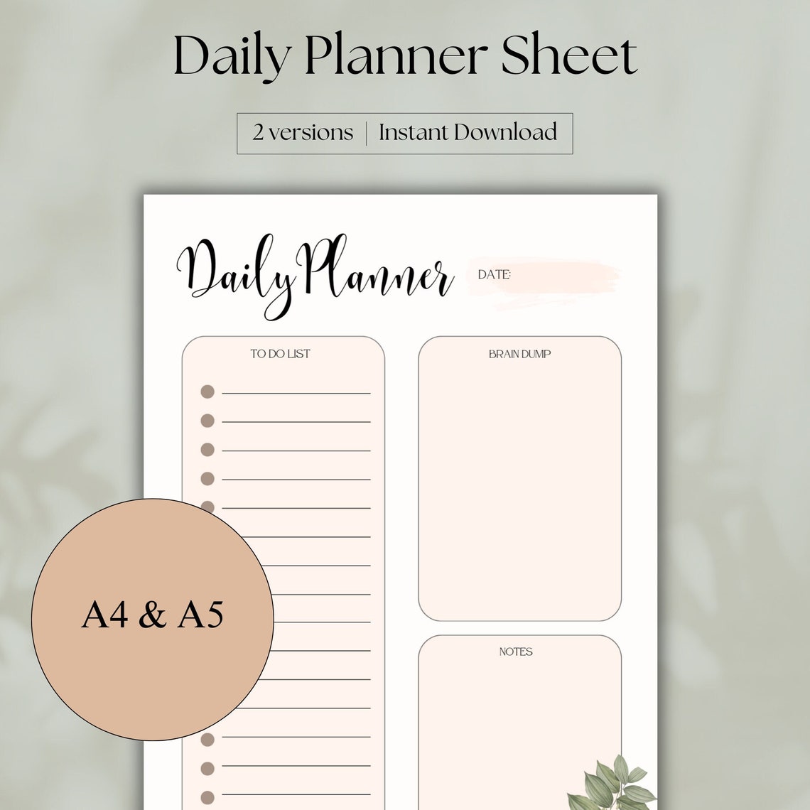 2024 Daily Planner Printable | Cute to Do List Printable | Daily Task ...
