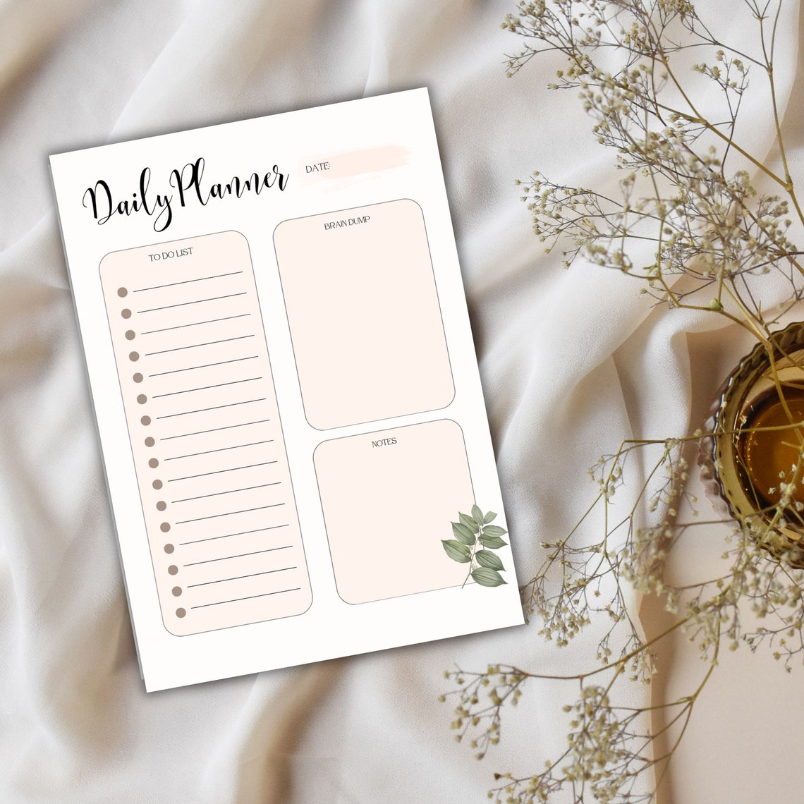 2024 Daily Planner Printable | Cute to Do List Printable | Daily Task ...