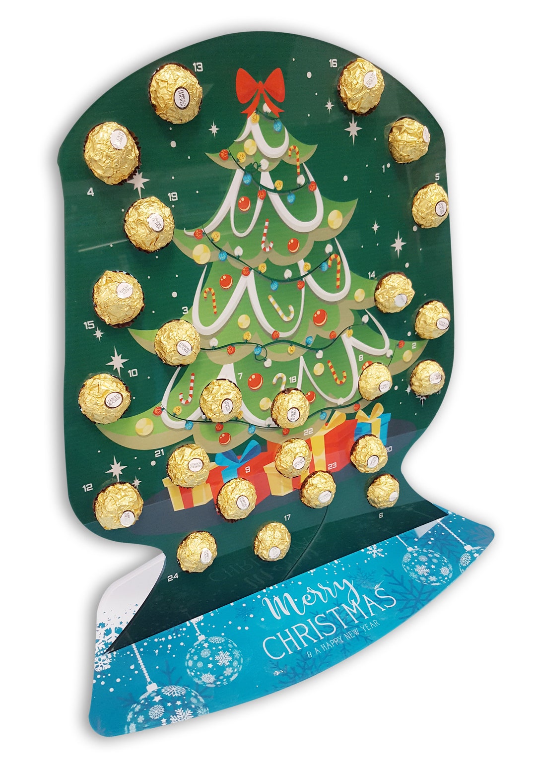Personalised Advent Calendars Ferrero Rocher/lindt FREE UK Etsy