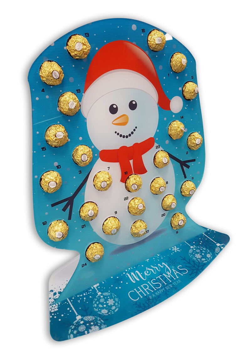 Personalised Advent Calendars Ferrero Rocher/lindt FREE UK Etsy
