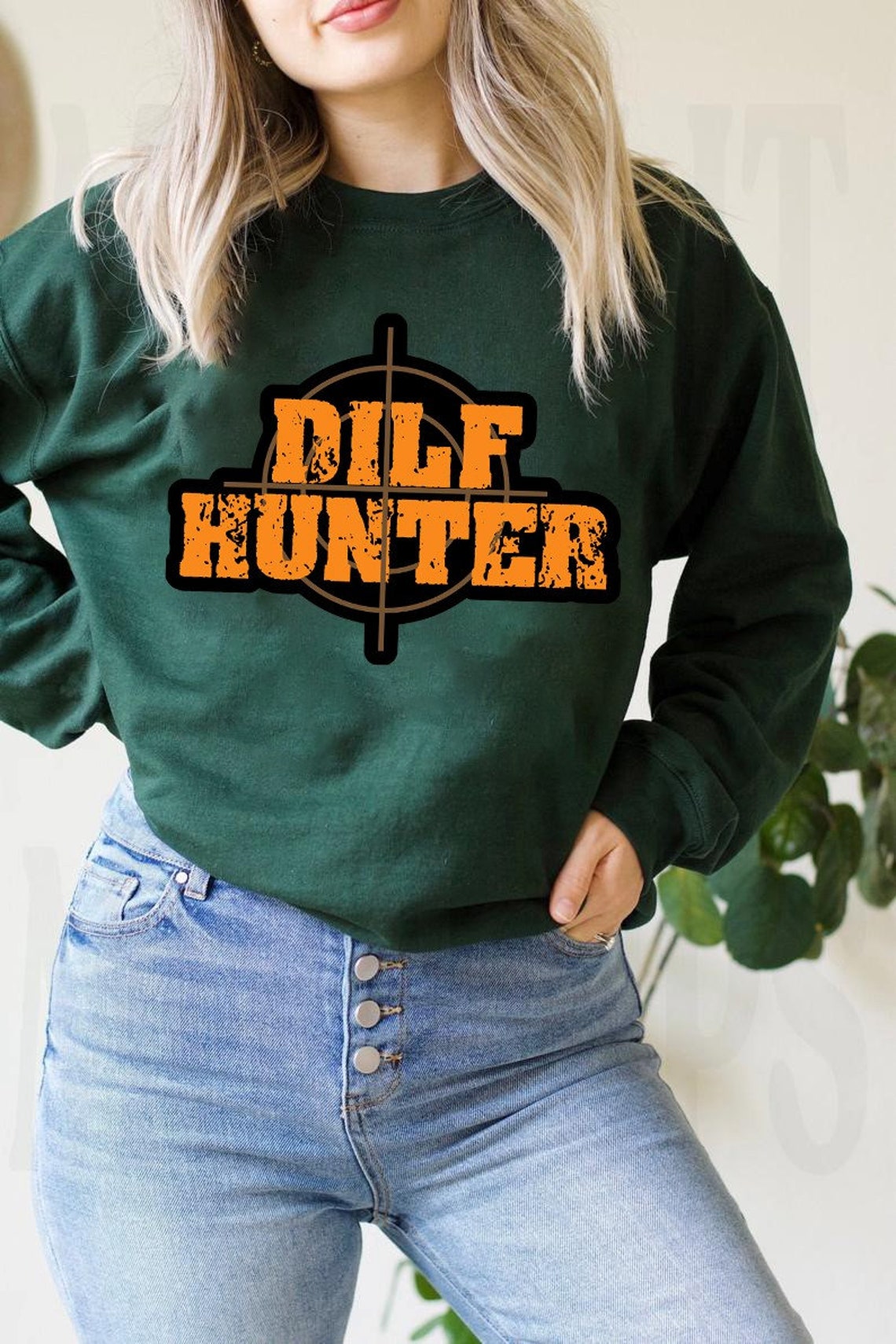 DILF Hunter Dilf Hunter Shirt Dilf Hunter Sweatshirt Dilf Etsy