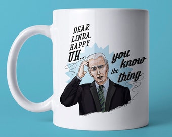 Confused Joe Biden Funny Personalized Coffe Mug, Your Own Text, Joe Biden Birthday Mug, Congratulations Mug
