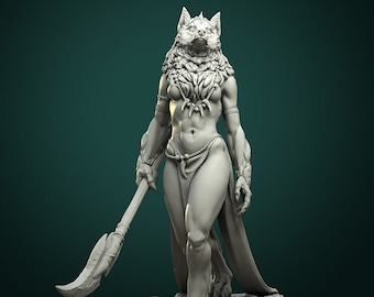 Oleana the Werewolf Queen - White Werewolf Tavern | Miniatures