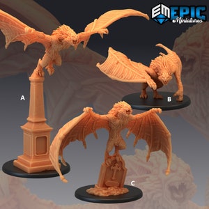 Dire Bat - Epic Miniatures | Large | D&D | Giant Bat, Evil, Vampire, Count, Strahd, Dracula, Ravenloft