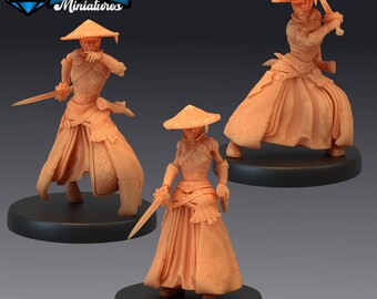 Warrior Monk Female - Epic Miniatures | Medium | Human, Feminine