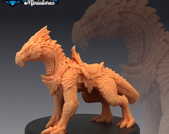 White Guard Drake Series - Epic Miniatures | Large | Dragon, Masculine