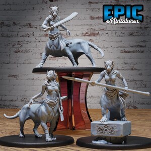 Lejon Centaur Bastet Devotee-serien - Episka miniatyrer | #96 Bone Dry Desert