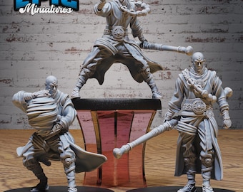 Element Monk Air - Epic Miniatures | #101 - Mighty Heroes